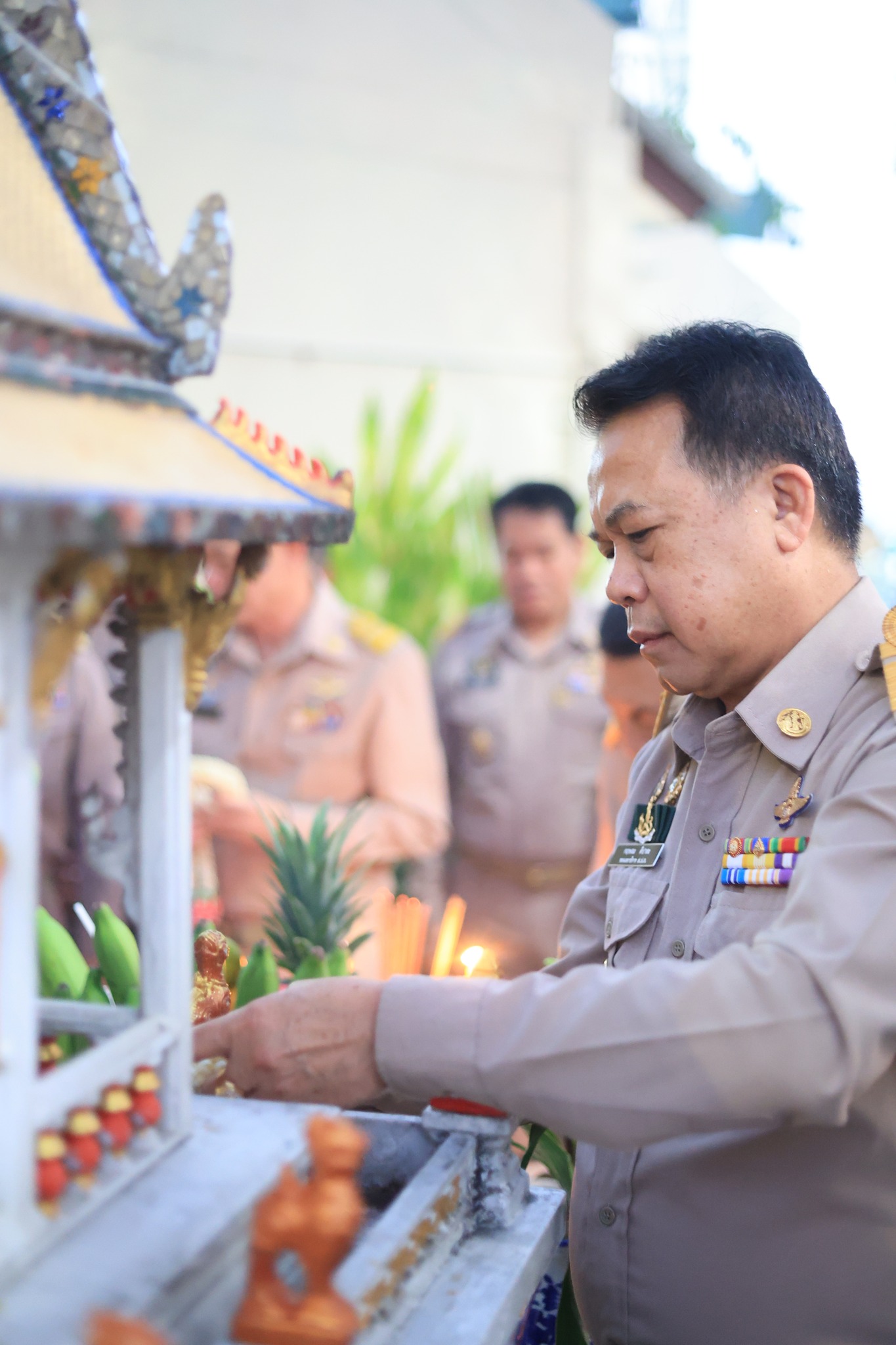 title - ส.ป.ก. จัดพิธีสักการะสิ่งศักดิ์สิทธิ์และพิธีสงฆ์ในโอกาสวันคล้ายวันสถาปนาครบรอบ 51 ปี